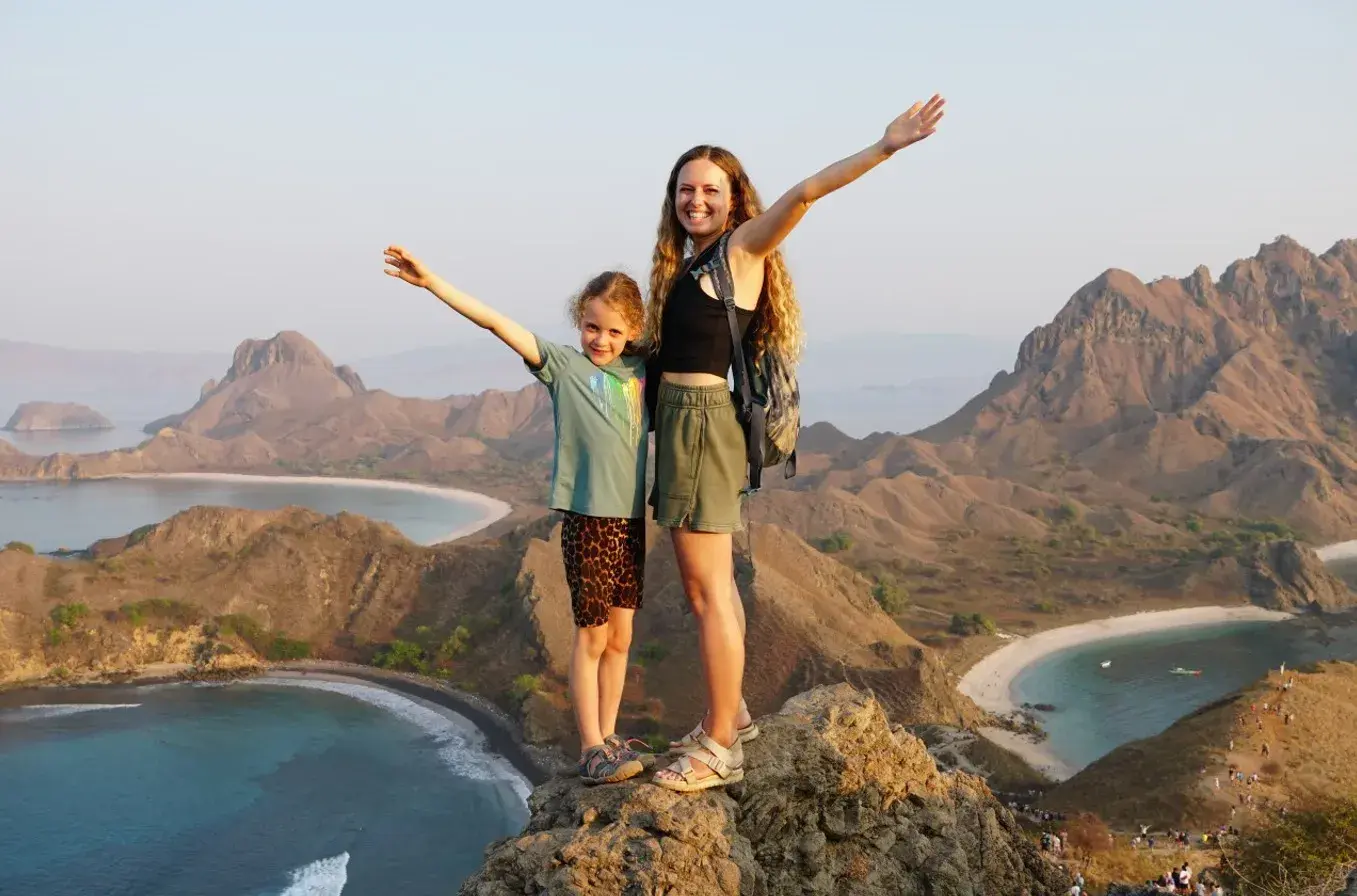 Guests on deck during a Komodo cruise