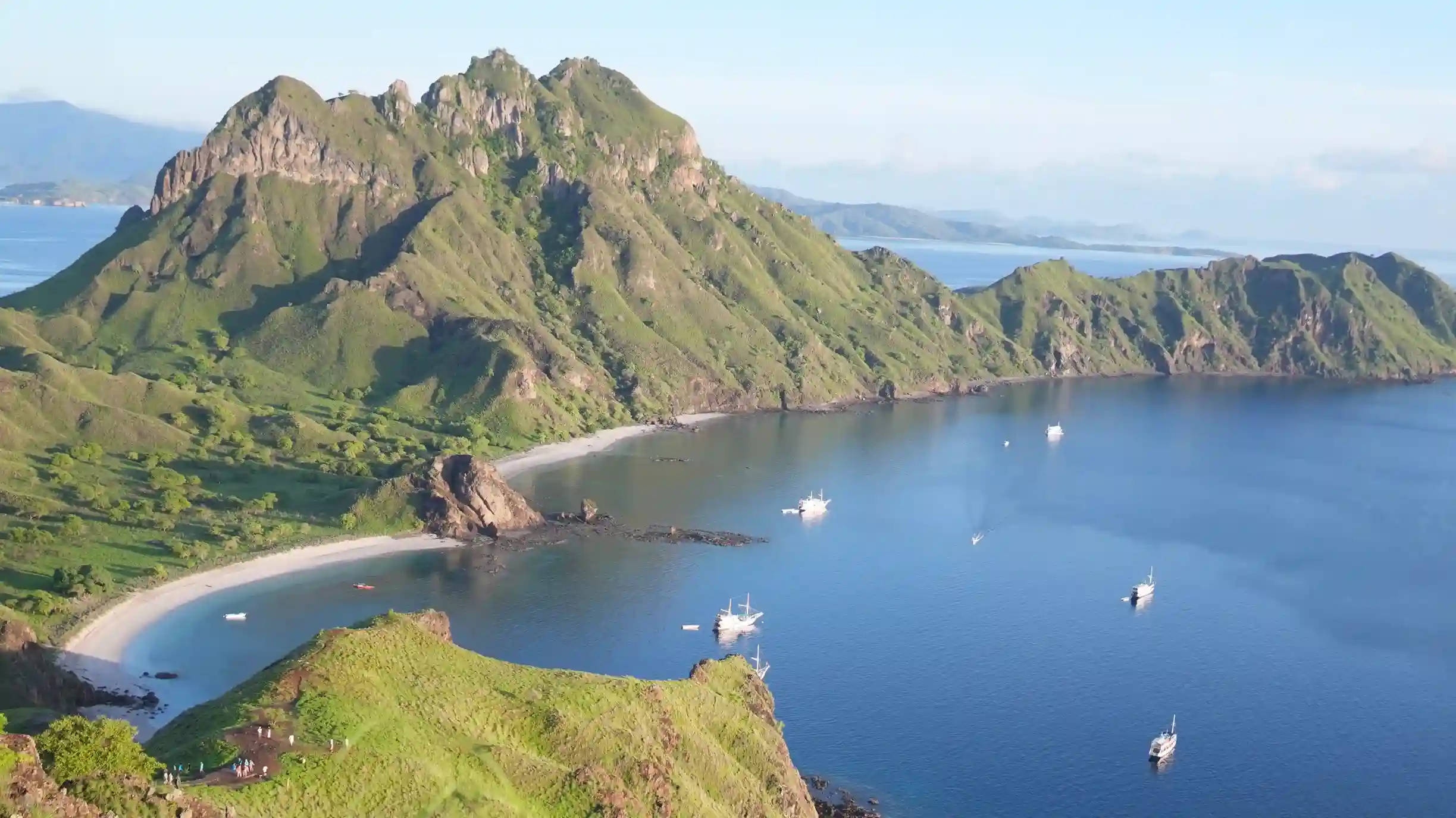 Padar Island viewed from a Naturalia Cruise itinerary stop